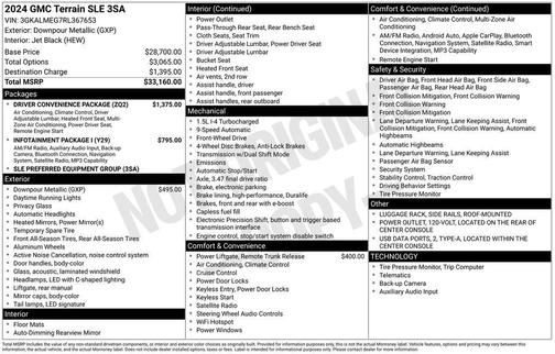 2024 GMC Terrain SLE