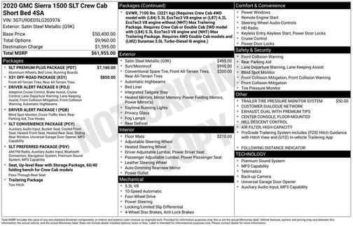 2020 GMC Sierra 1500 SLT