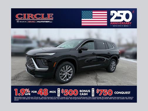 Ebony Twilight Metallic 2026 Buick Enclave Leather