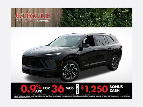 Ebony Twilight Metallic 2026 Buick Enclave Sport Touring