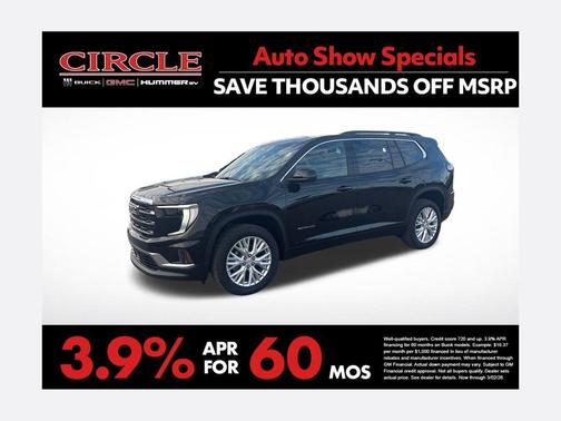 2026 GMC Acadia Elevation
