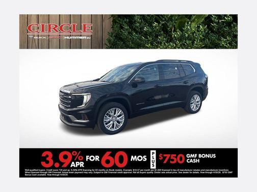 Ebony Twilight Metallic 2026 GMC Acadia Elevation