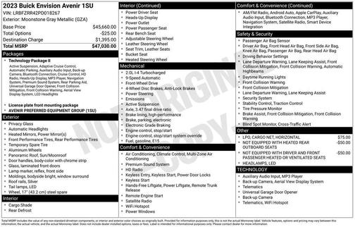 2023 Buick Envision Avenir