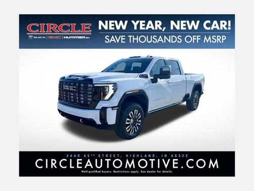 Summit White 2026 GMC Sierra 2500 Denali Ultimate Truck