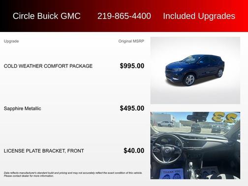 Sapphire Metallic 2023 Buick Encore GX Preferred