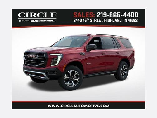Volcanic Red 2026 GMC Yukon AT4