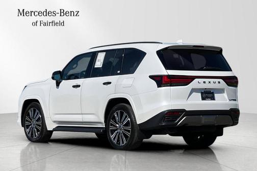 Ultra White 2025 Lexus LX 700h Luxury