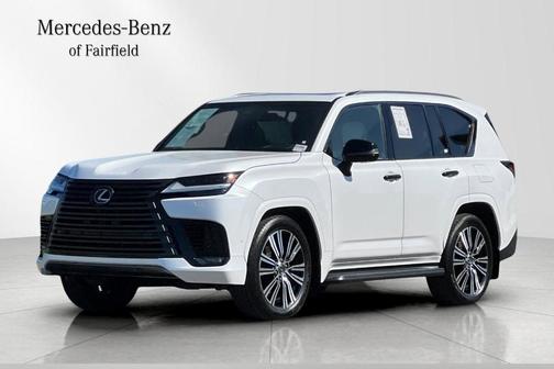 Ultra White 2025 Lexus LX 700h Luxury