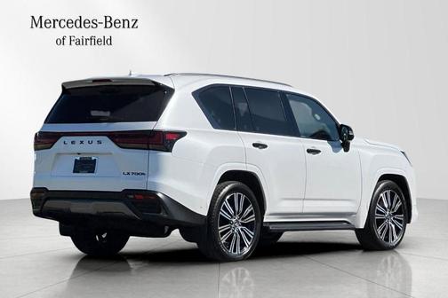 Ultra White 2025 Lexus LX 700h Luxury