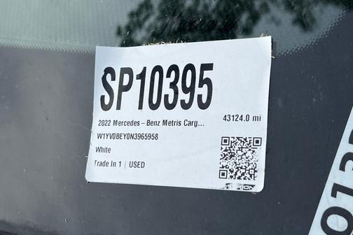 2022 Mercedes-Benz Metris Base