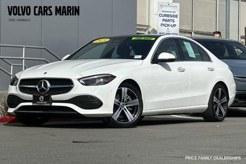 White 2025 Mercedes-Benz C-Class C 300 4MATIC