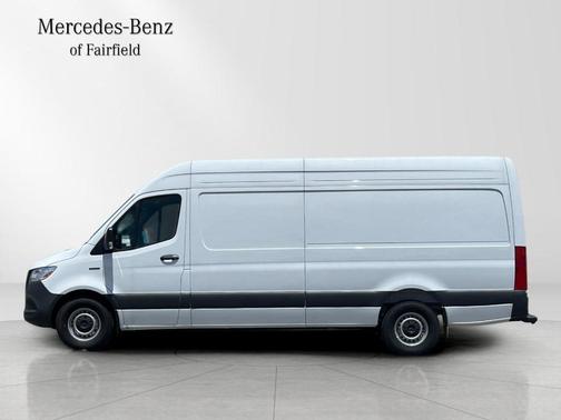 Arctic White 2025 Mercedes-Benz eSprinter 2500 170 WB High Roof Cargo