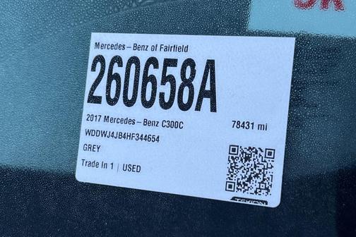 2017 Mercedes-Benz C-Class C 300