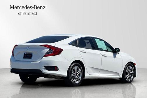 White 2016 Honda Civic LX