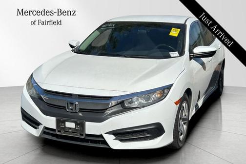 White 2016 Honda Civic LX