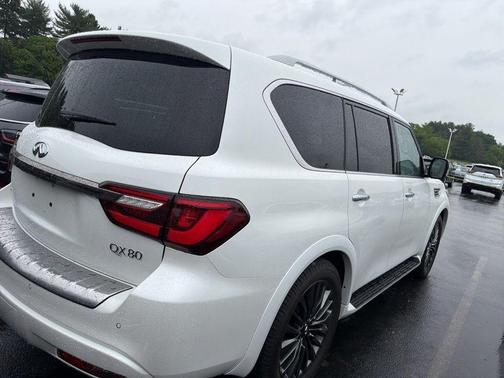 Moonstone White 2023 INFINITI QX80 PREMIUM SELECT