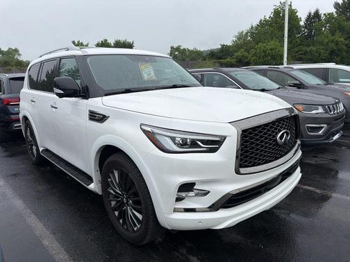 Moonstone White 2023 INFINITI QX80 PREMIUM SELECT