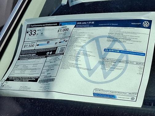2026 Volkswagen Jetta 1.8T SE