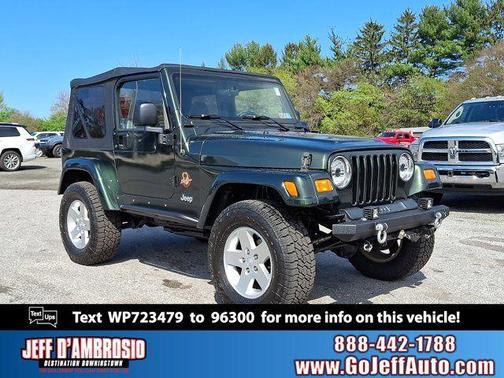 Moss Green Pearlcoat 1998 Jeep Wrangler Sahara