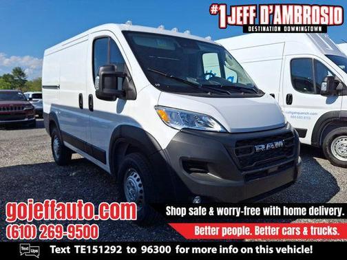 Bright White Clearcoat 2026 RAM ProMaster 1500 Low Roof