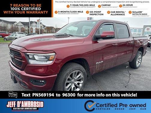 Delmonico Red Pearlcoat 2023 RAM 1500 Laramie