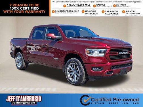 Delmonico Red Pearlcoat 2023 RAM 1500 Laramie