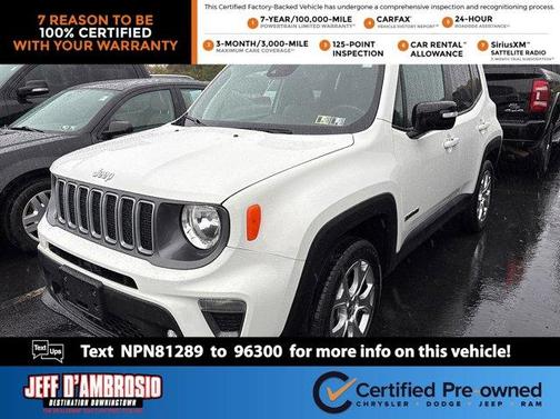 2022 Jeep Renegade Limited
