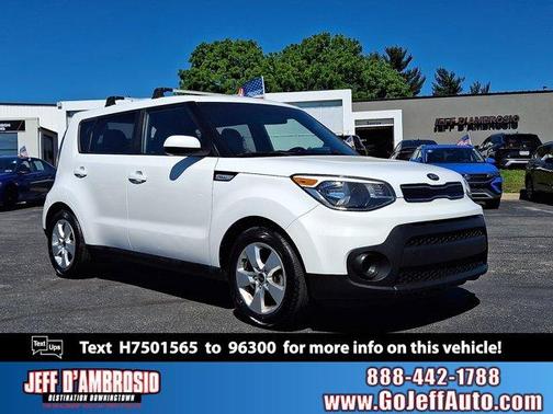Clear White 2017 Kia Soul Base