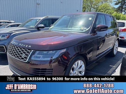 2019 Land Rover Range Rover 5.0L V8 Supercharged