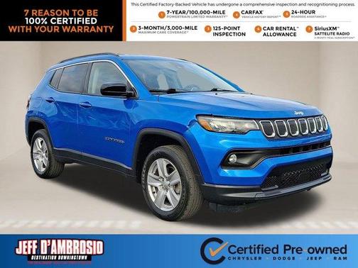 Laser Blue 2022 Jeep Compass Latitude