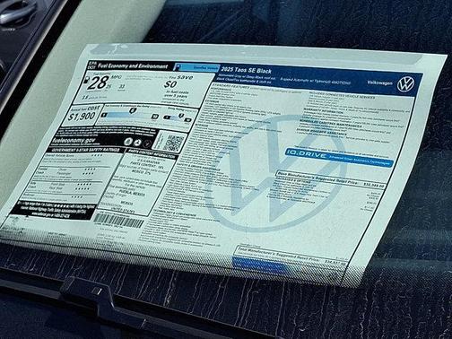 2025 Volkswagen Taos 1.5T SE Black