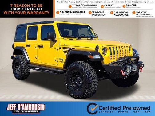 Hellayella Clearcoat 2021 Jeep Wrangler Unlimited Sport
