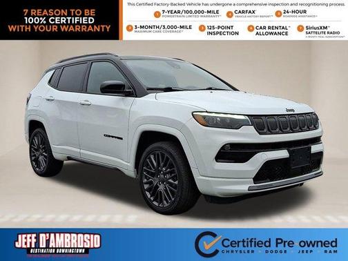 Bright White Clearcoat 2022 Jeep Compass Altitude