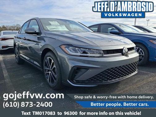 Platinum Gray Metallic 2026 Volkswagen Jetta 1.5T Sport