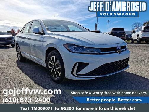 Pure White 2026 Volkswagen Jetta 1.5T S