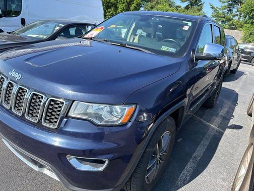 True Blue Pearlcoat 2017 Jeep Grand Cherokee Limited