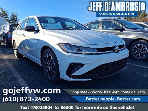 Pure White 2026 Volkswagen Jetta 1.5T Sport