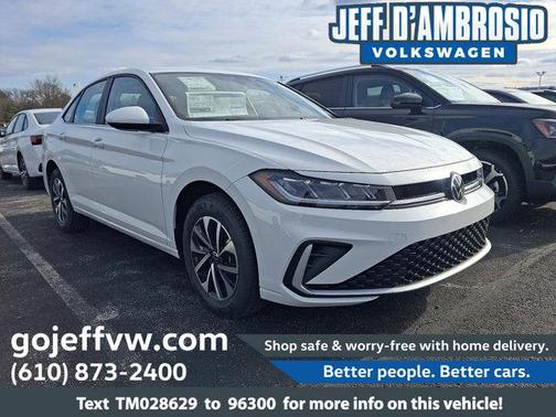 Pure White 2026 Volkswagen Jetta 1.5T S