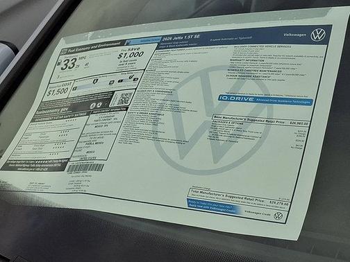 2026 Volkswagen Jetta 1.5T SE