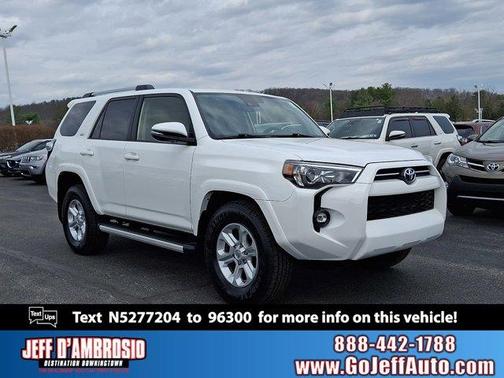 White 2022 Toyota 4Runner SR5 Premium