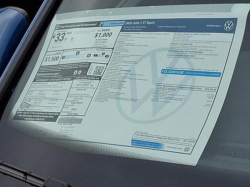 2026 Volkswagen Jetta 1.8T Sport