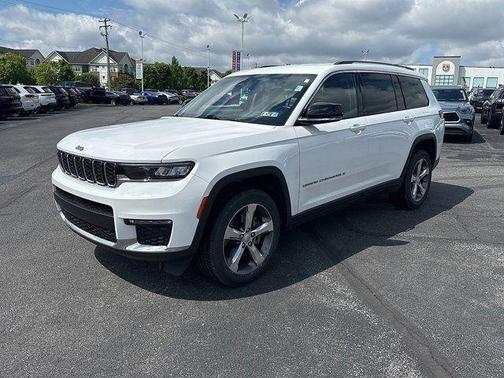 Bright White Clearcoat 2021 Jeep Grand Cherokee L Limited