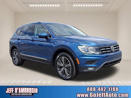 Silk Blue Metallic 2019 Volkswagen Tiguan 2.0T SEL