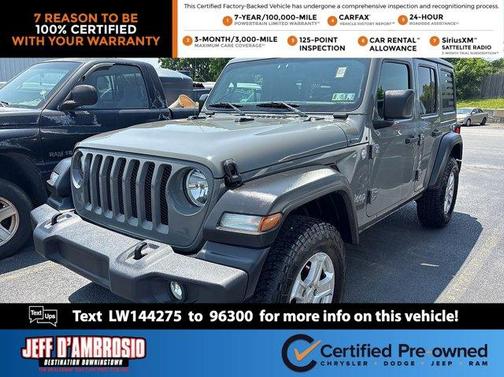 2020 Jeep Wrangler Unlimited Sport