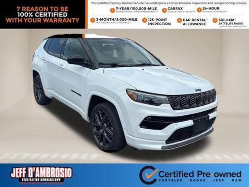 Bright White Clearcoat 2024 Jeep Compass Limited
