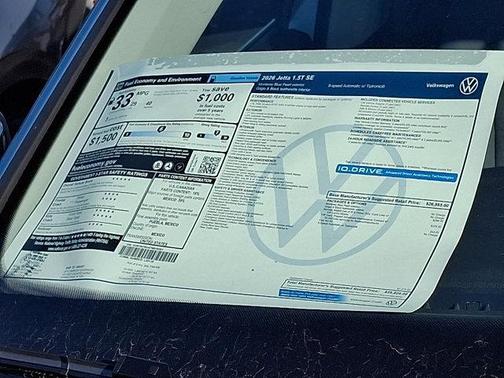 2026 Volkswagen Jetta 1.5T SE