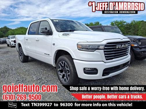 Bright White Clearcoat 2026 RAM 1500 Laramie