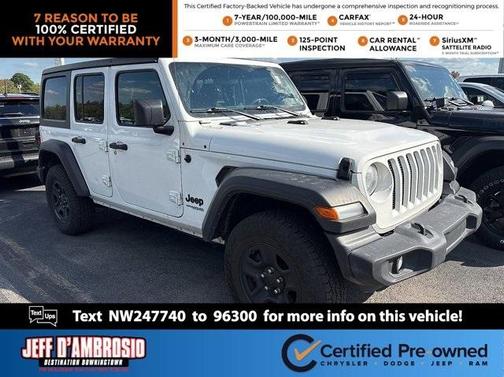 2022 Jeep Wrangler Unlimited Sport