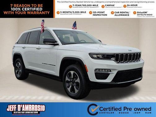 Bright White Clearcoat 2022 Jeep Grand Cherokee 4xe Base