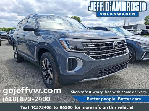 Pure Gray 2026 Volkswagen Atlas 2.0T SEL